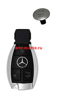 картинка Ключ Mercedes KEYLESS GO W164, W166, W204, W207, W212, W216, W221