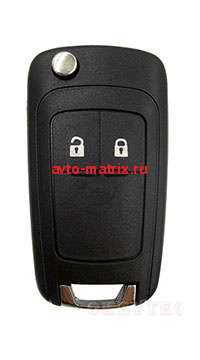картинка Смарт ключ Chevrolet Cruze 2011- Keyless Go, 433 Mhz 2 кнопки