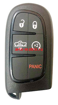 картинка Смарт ключ для Dodge Ram 1500, Ram 2500, Ram 3500 2014-, 5 buttons