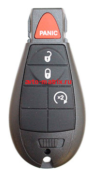 картинка Смарт ключ Chrysler (3 кнопки+PANIC) США 315MHz