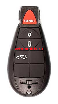 картинка Смарт ключ Chrysler (3 кнопки+PANIC) США 315MHz